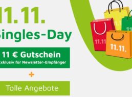 Völkner: 11 Euro Rabatt zum „Singles Day“