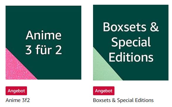 Amazon: Drei Anime-Filme zum Preis von zweien