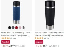 Amazon: Emsa Travel Mug Classic Grande für 16,99 Euro