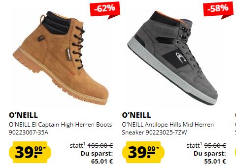 Sportspar: Winterschuhe von O'Neill ab 39,99 Euro