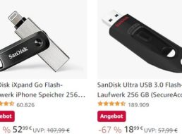 Amazon: USB-Sticks von Sandisk und Western Digital mit Rabatt