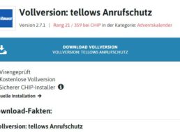 Gratis: Jahresversion von „Tellows Premium“ zum Nulltarif