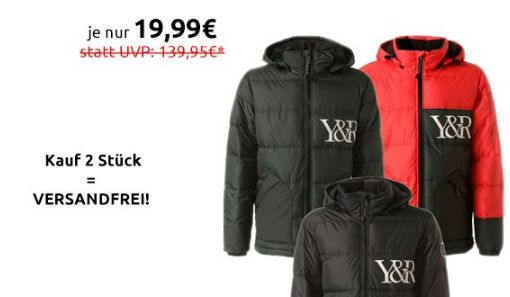 Y&R: Steppjacken für 19,99 Euro via Outlet46