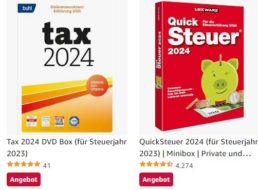 Amazon: Steuerwoche 2024 mit Software ab 12,99 Euro