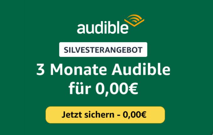 Gratis: Audible drei Monate lang zum Nulltarif