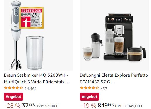 Amazon: Testsieger-Stabmixer für 37,99 Euro