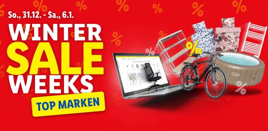 Lidl: "Winter Sale Weeks" mit Testsiegern zu Schnäppchenpreisen