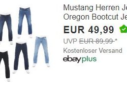 Mustang: Jeans für 49,99 Euro frei Haus bei Ebay