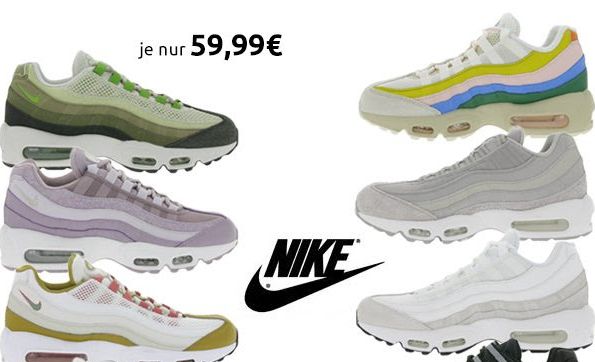 Nike: Air Max 95 für 59,99 Euro frei Haus