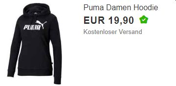 Puma: Damen-Hoodie für 19,90 Euro frei Haus