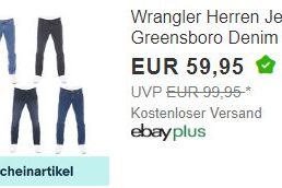 Wrangler: Jeans für 47,96 Euro frei Haus