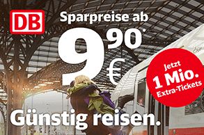 Bahn: Supersparpreis-Tickets ab 9,90 Euro