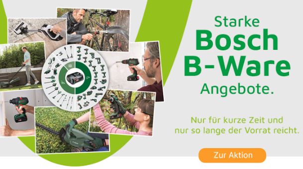 Völkner: B-Ware von Bosch mit Rabatt und Gratis-Versand