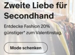 Ebay: Secondhand-Mode nochmals 20 Prozent günstiger