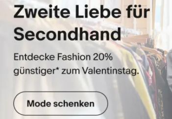 Ebay: Secondhand-Mode nochmals 20 Prozent günstiger