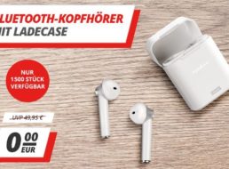 Gratis: Bluetooth-Kopfhörer mit Case bei Druckerzubehoer.de