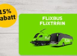 Penny Kartenwelt: Flixbus-Guthaben mit 15 Prozent Rabatt