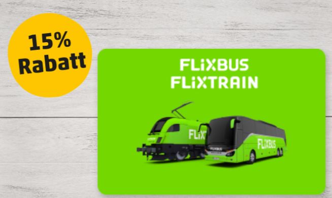 Penny Kartenwelt: Flixbus-Guthaben mit 15 Prozent Rabatt