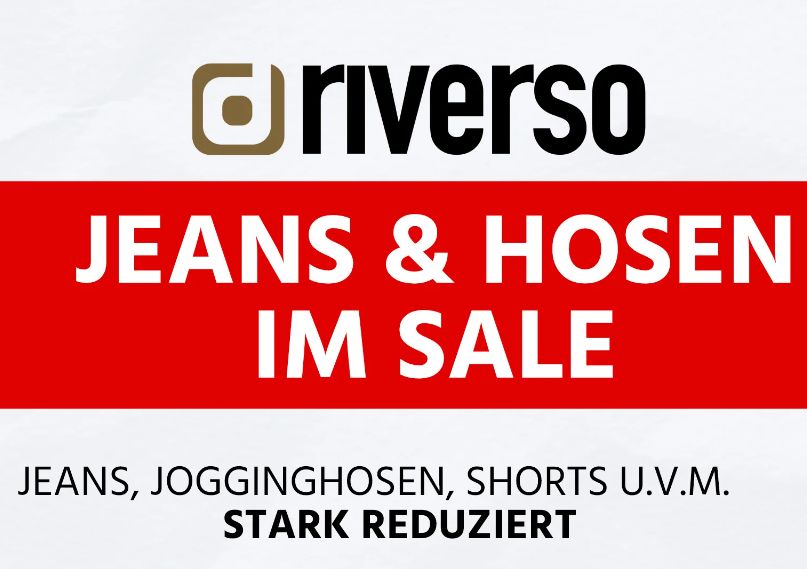 Jeansdirect: Hosen und Jeans von Riverso ab 15,99 Euro