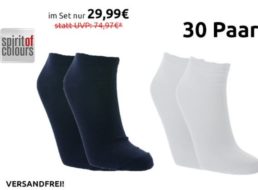 Outlet46: 30 Paar Bio-Baumwollsocken für 29,99 Euro frei Haus