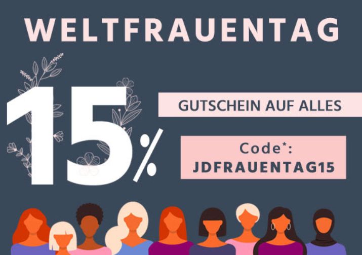 Jeans Direct: 15 Prozent Rabatt zum Weltfrauentag