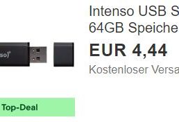 Ebay: Intenso-USB-Stick mit 64 GByte für 4,44 Euro