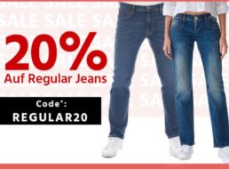 Jeans Direct: 20 Prozent Rabatt bis Sonntag
