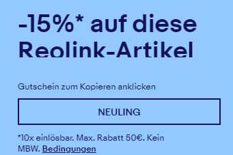 Reolink: IP-Kameras ab 25,49 Euro dank Refurb-Gutschein