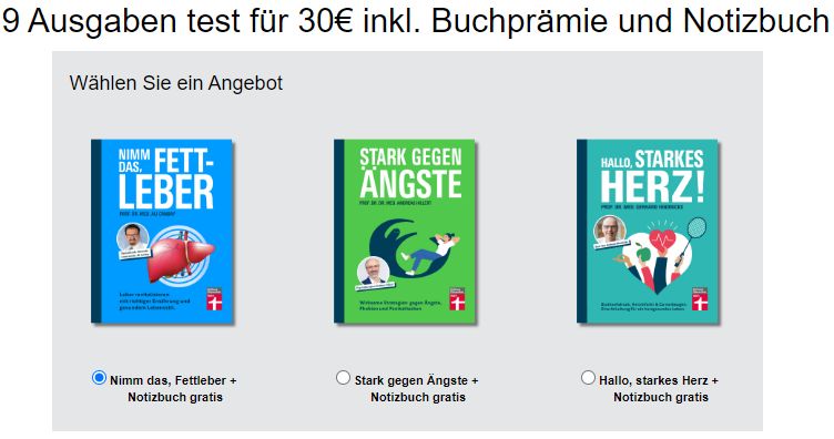 Test: 9 Ausgaben mit Buch und Notizbuch für 30 Euro