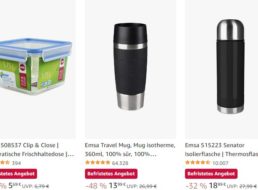Amazon: Emsa-Sale mit Travel-Mugs und Glasboxen