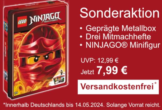 Terrashop: "Lego Ninjago"-Box für 7,99 Euro frei Haus