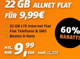 Telekom-Netz: 22 GByte LTE-Daten für 9,99 Euro