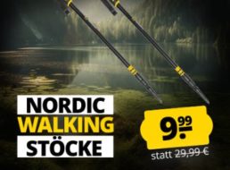 Sportspar: Nordic-Walking-Stöcke von „National Geographic“ für 9,99 Euro