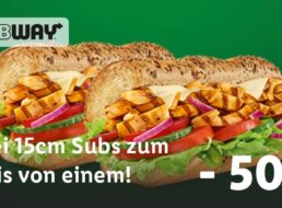 Lidl Plus: Doppelpack Subway-Burger zum Preis von einem