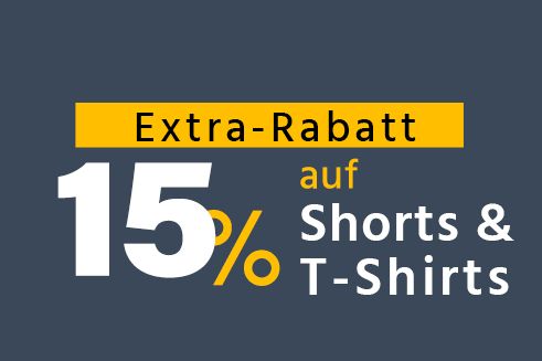 Jeans Direct: 15 Prozent Rabatt auf T-Shirts und Shorts