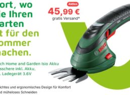 Völkner: Akku-Grasschere von Bosch für 45,99 Euro frei Haus