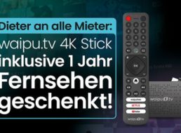 Waipu.tv: Jahreszugang mit 4K-Stick 59,99 Euro