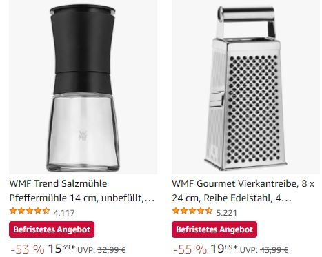 Amazon: Küchenhelfer von WMF und Krups mit Rabatt