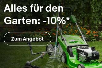 Ebay: Garten-Rabatt von zehn Prozent