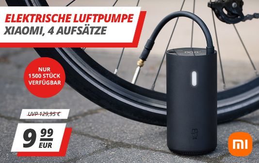 Druckerzubehoer: Elektrischer Luftkompressor für 9,99 Euro