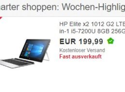 Ebay: LTE-Convertible „HP Elite x2“ für 179,99 Euro frei Haus