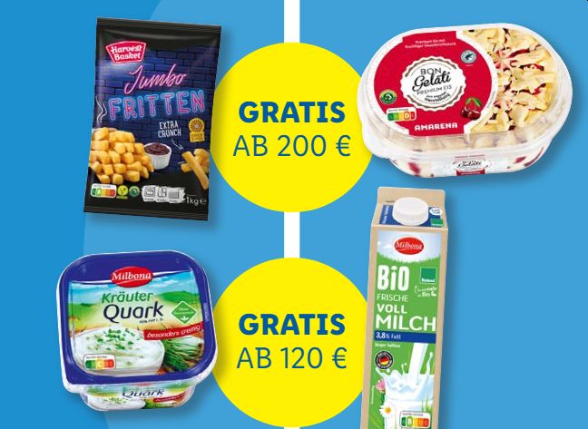 Lidl: Rabattsammler mit Gratis-Eis und Jumbo-Fritten