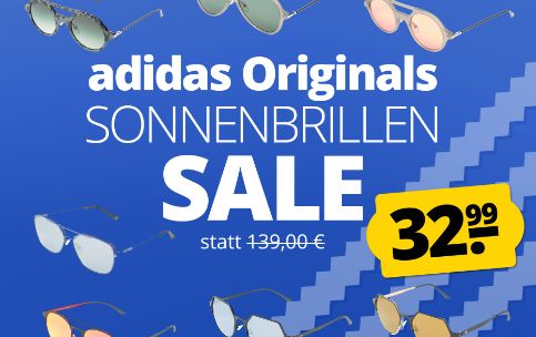 Adidas: Sonnenbrillen für 32,99 Euro via Sportspar