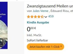 Gratis: „Zwanzigtausend Meilen unter dem Meer“ als eBook