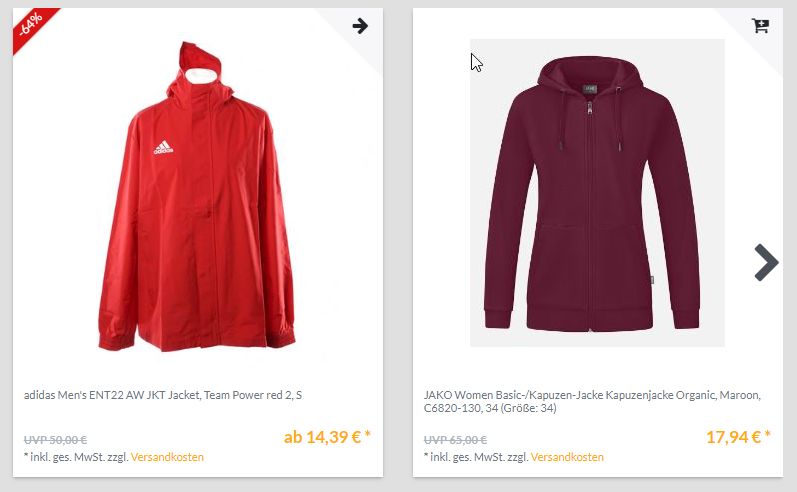 Dealbird: Adidas-Übergangsjacke für 17,99 Euro