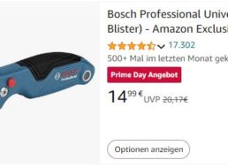 Bosch: Rabattaktion zum Prime Day mit Schraubersets und mehr