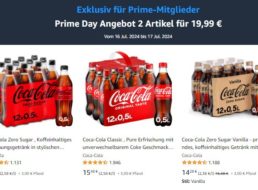 Prime Day: 2 Cola-Vorratspacks zum Preis von einem