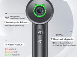 Prime Day: Ionen-Haartrockner mit Touchscreen für 72,66 Euro