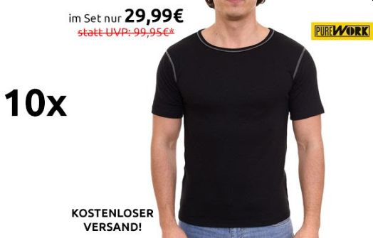 Outlet46: Zehnerpack Funktionsshirts für 29,99 Euro