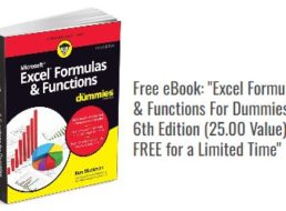 Gratis: eBook „“Excel Formulas & Functions For Dummies“ für 0 statt 37,90 Euro